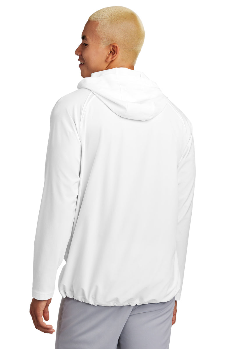 Load image into Gallery viewer, Sport-Tek Repeat 1/2-Zip Long Sleeve Hooded Jacket JST488
