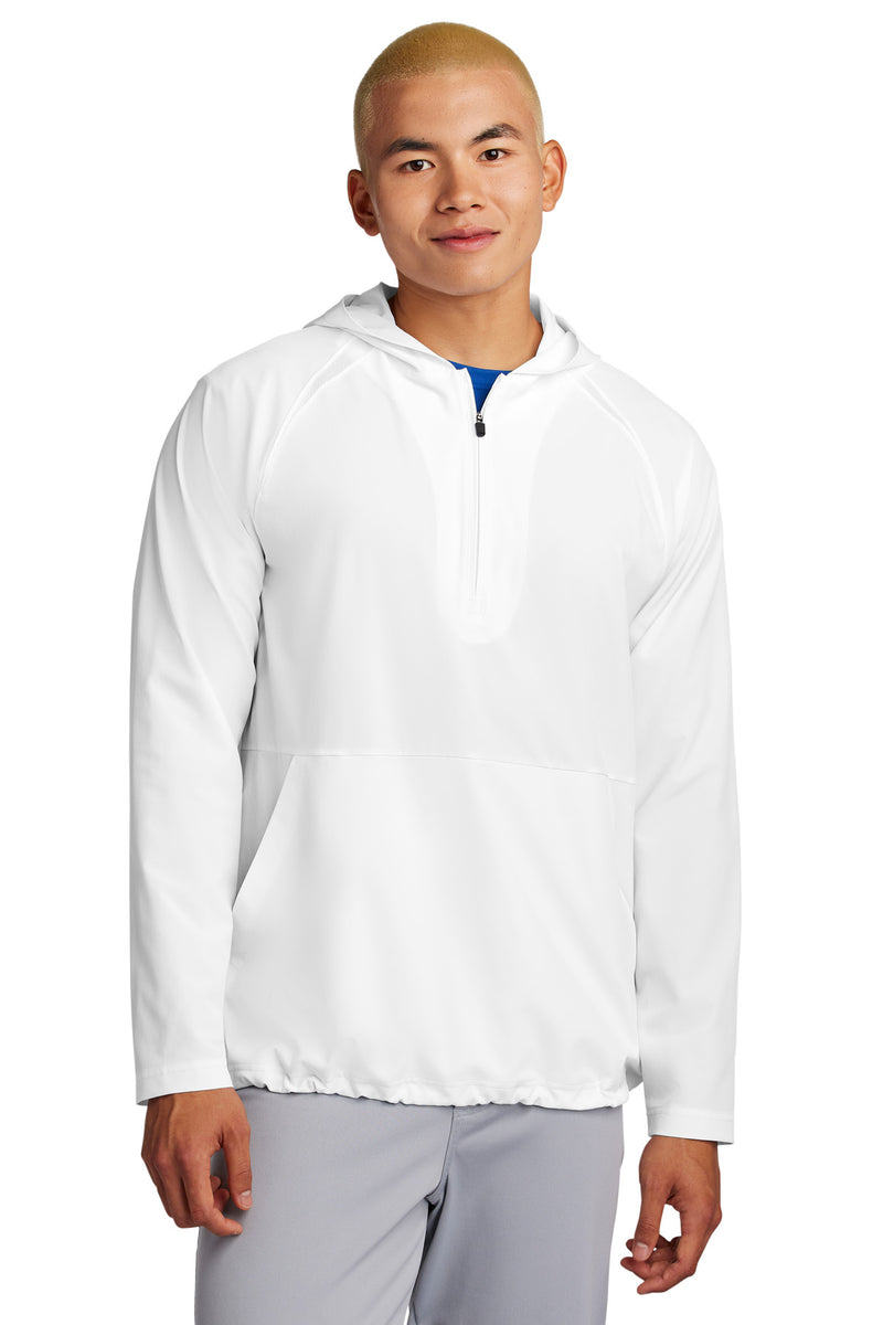 Load image into Gallery viewer, Sport-Tek Repeat 1/2-Zip Long Sleeve Hooded Jacket JST488
