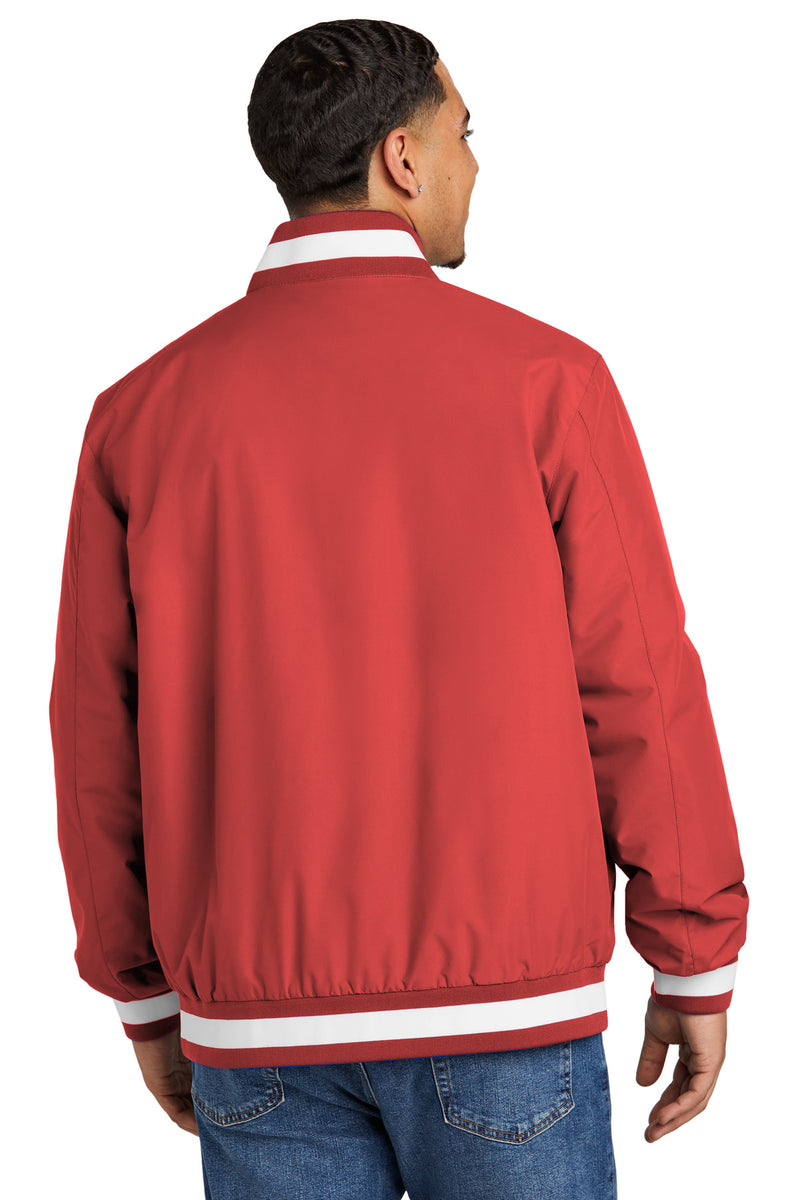 Load image into Gallery viewer, Sport-Tek Insulated Varsity Jacket JST58
