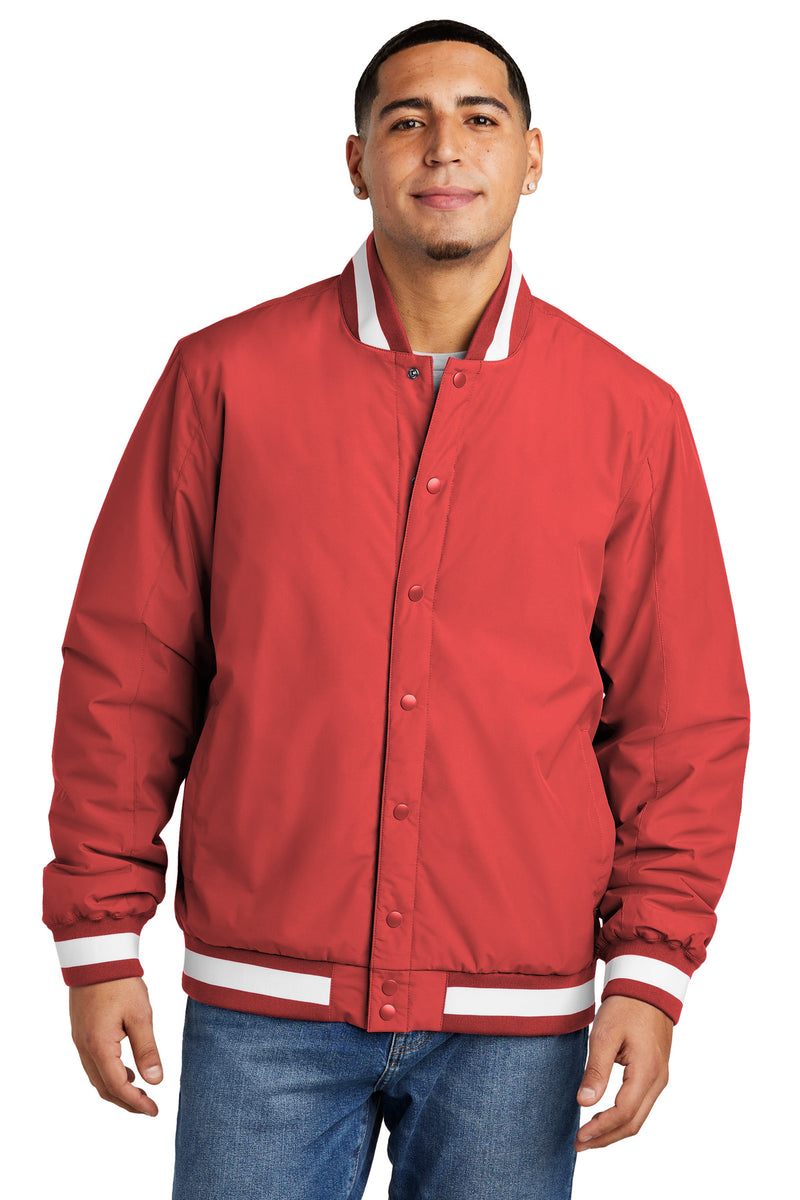 Load image into Gallery viewer, Sport-Tek Insulated Varsity Jacket JST58
