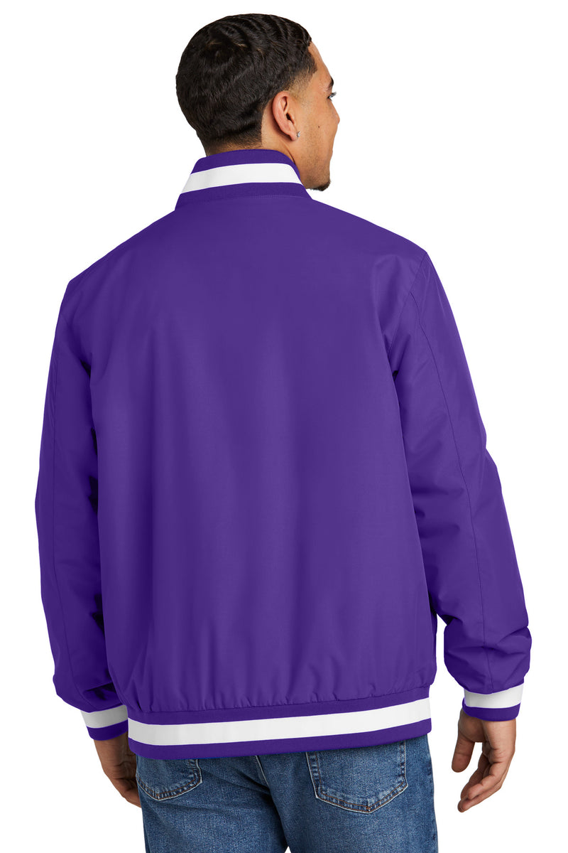 Load image into Gallery viewer, Sport-Tek Insulated Varsity Jacket JST58
