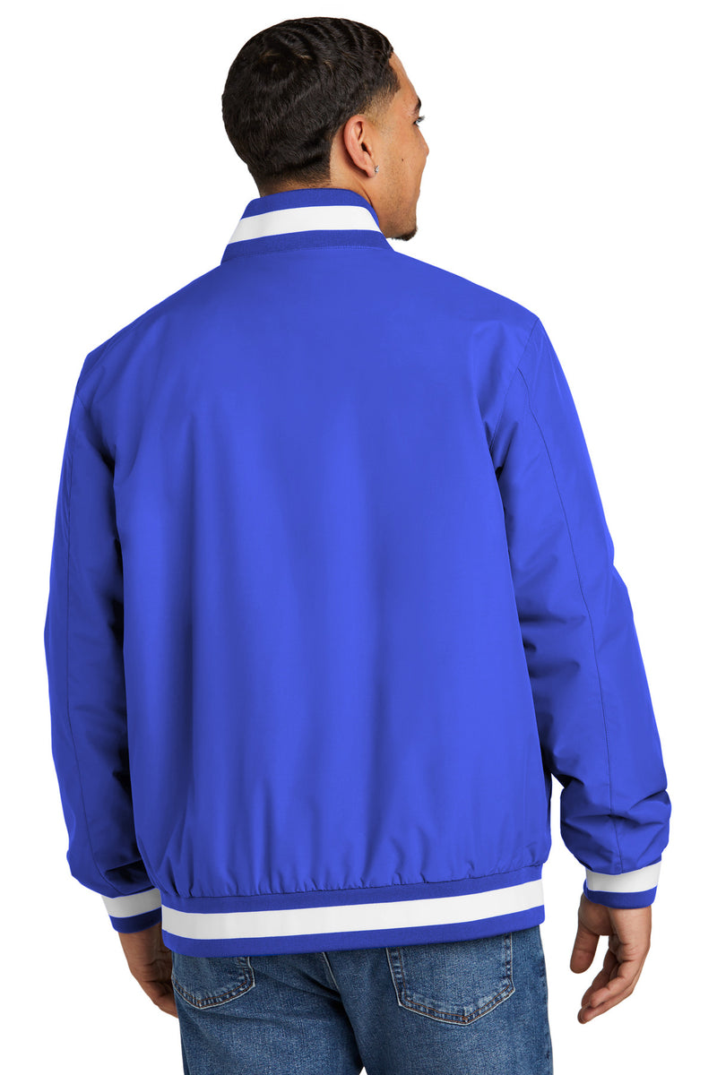 Load image into Gallery viewer, Sport-Tek Insulated Varsity Jacket JST58
