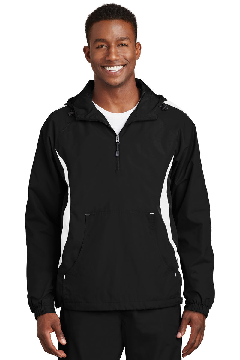 Load image into Gallery viewer, Sport-Tek Colorblock Raglan Anorak. JST63
