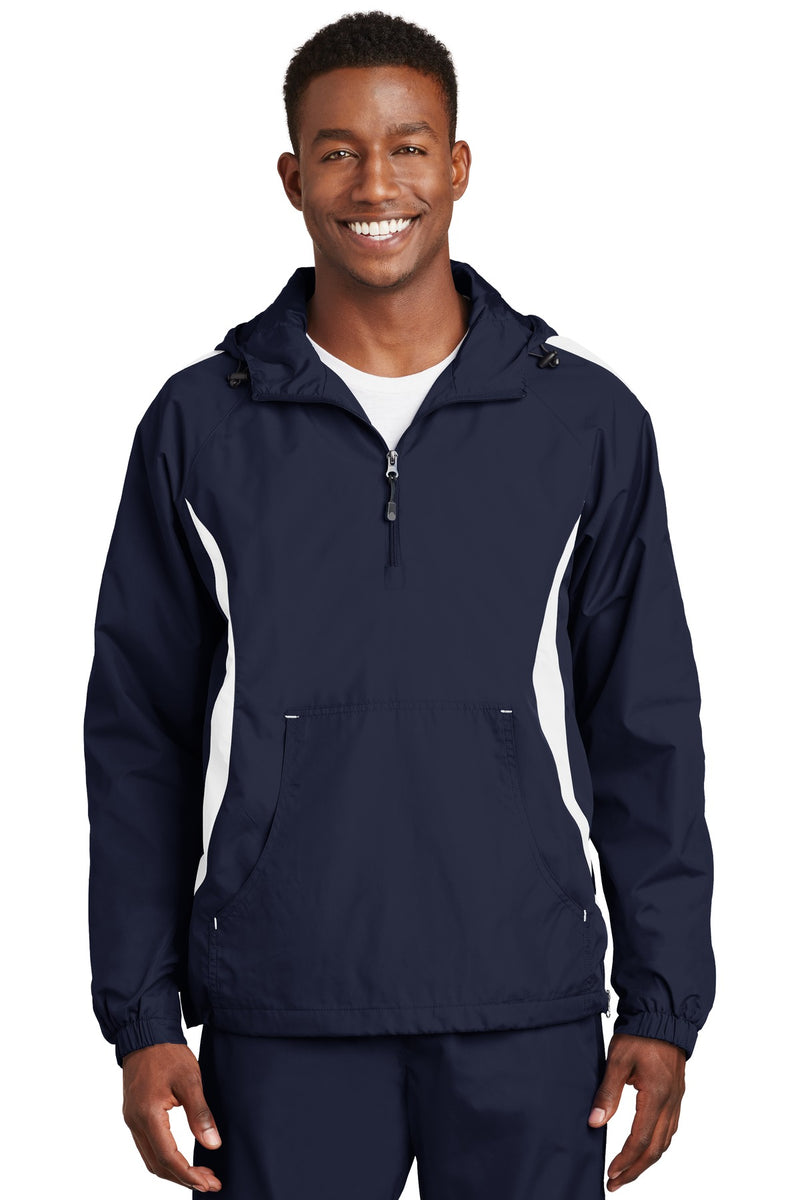 Load image into Gallery viewer, Sport-Tek Colorblock Raglan Anorak. JST63
