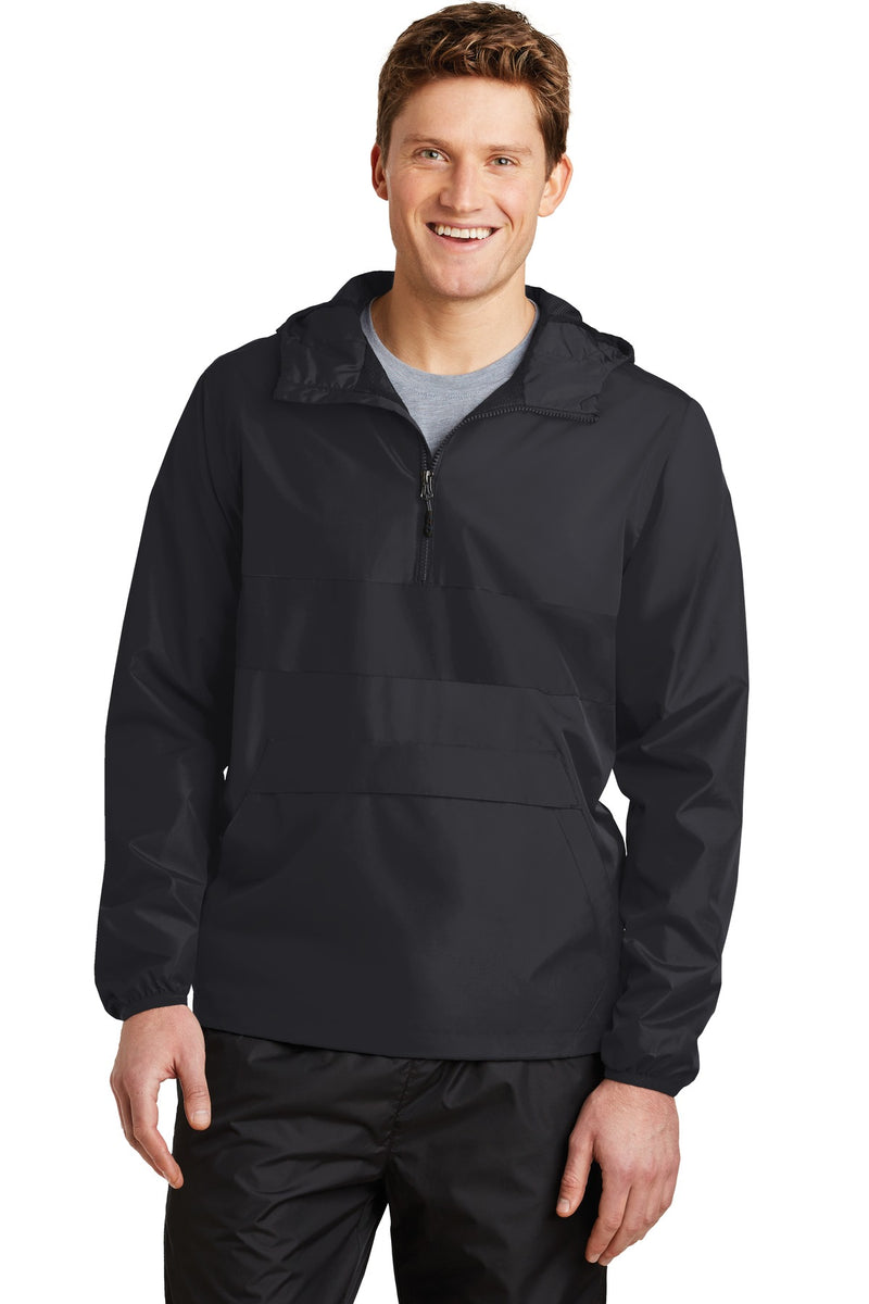 Load image into Gallery viewer, Sport-Tek Zipped Pocket Anorak. JST65

