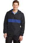 Sport-Tek Zipped Pocket Anorak. JST65