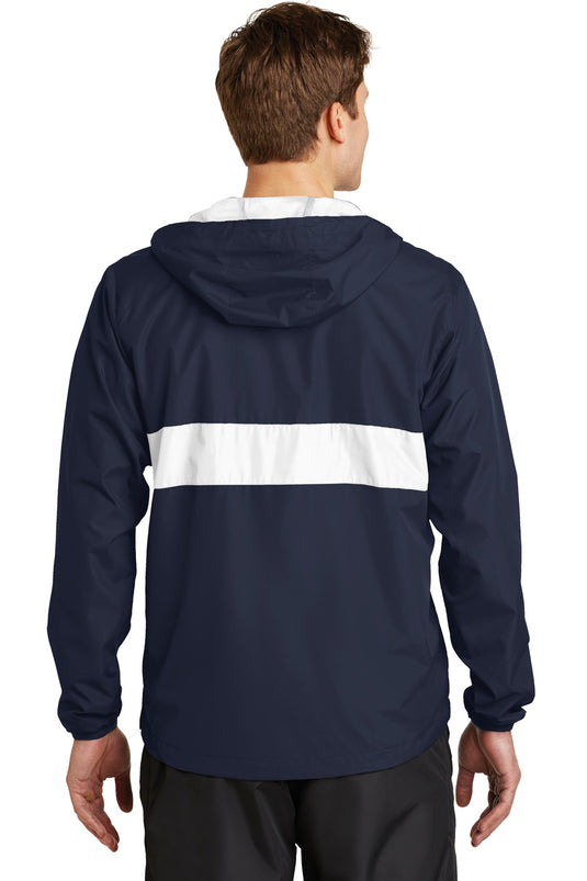 Sport-Tek Zipped Pocket Anorak. JST65