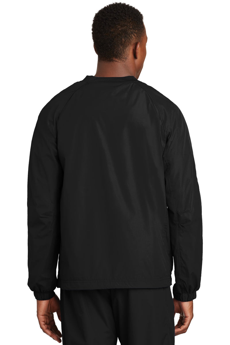Load image into Gallery viewer, Sport-Tek V-Neck Raglan Wind Shirt. JST72
