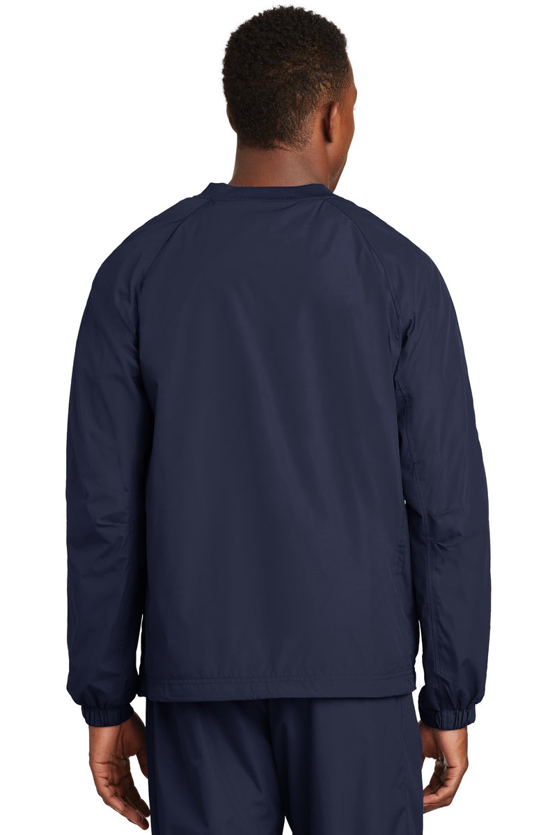 Load image into Gallery viewer, Sport-Tek V-Neck Raglan Wind Shirt. JST72
