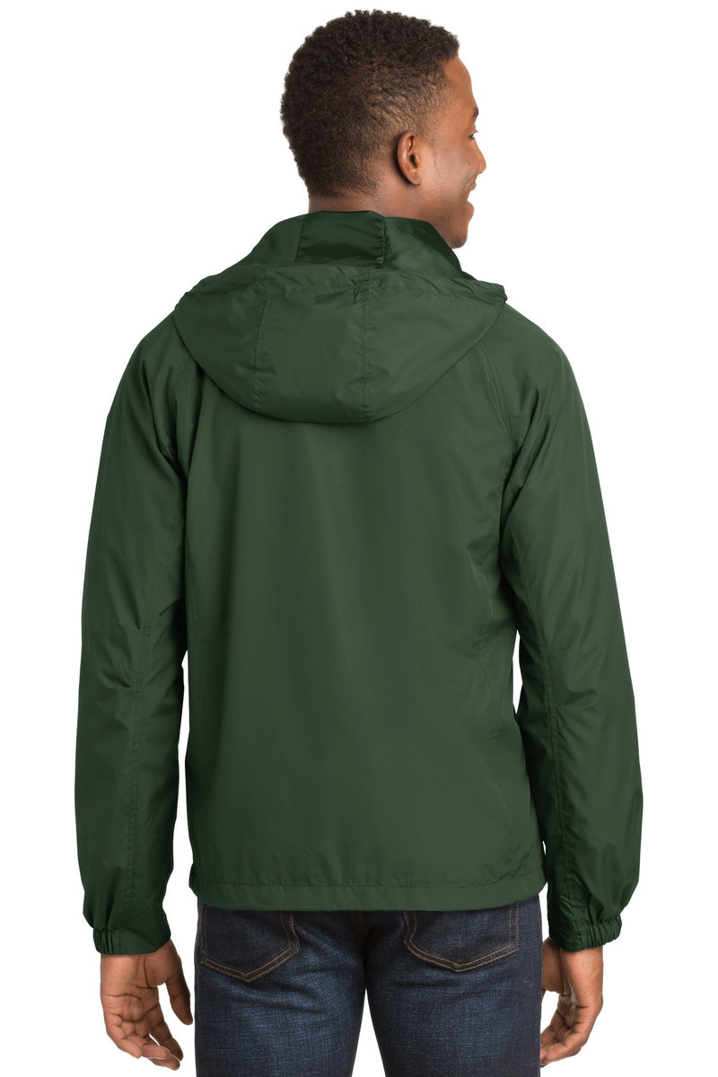 Load image into Gallery viewer, Sport-Tek Hooded Raglan Jacket. JST73
