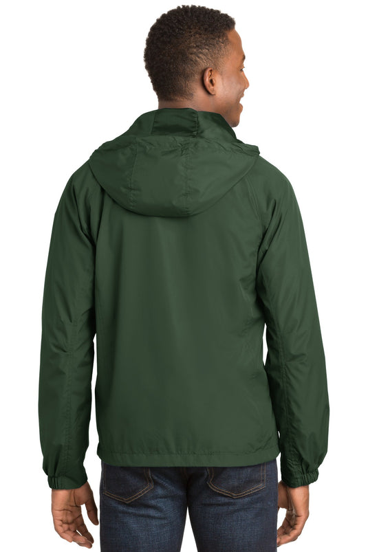 Sport-Tek Hooded Raglan Jacket. JST73