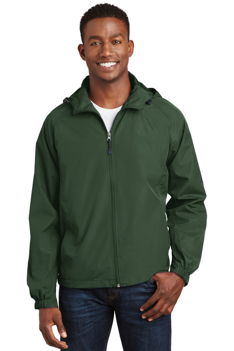Load image into Gallery viewer, Sport-Tek Hooded Raglan Jacket. JST73
