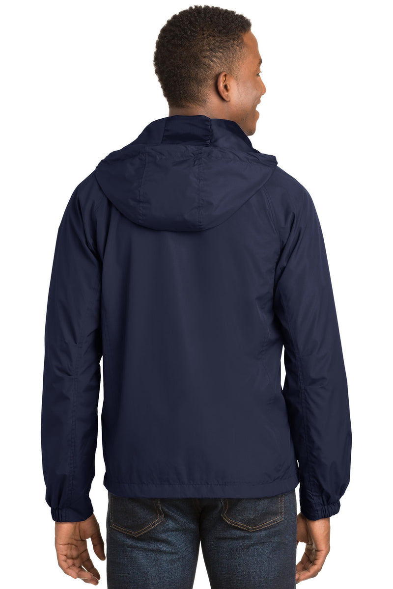 Load image into Gallery viewer, Sport-Tek Hooded Raglan Jacket. JST73
