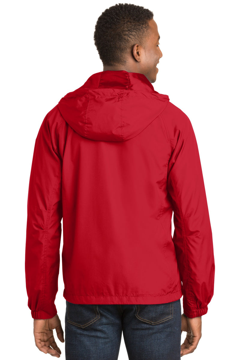 Load image into Gallery viewer, Sport-Tek Hooded Raglan Jacket. JST73
