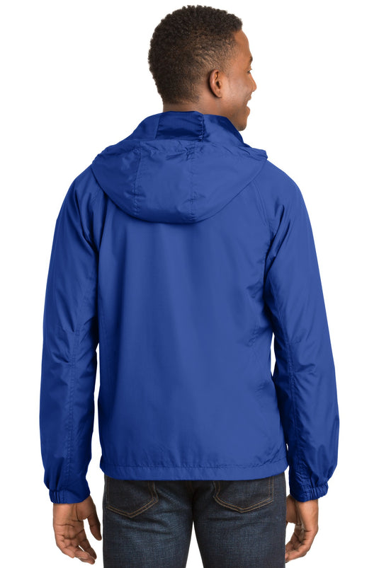 Sport-Tek Hooded Raglan Jacket. JST73