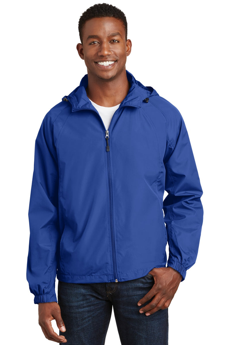 Load image into Gallery viewer, Sport-Tek Hooded Raglan Jacket. JST73
