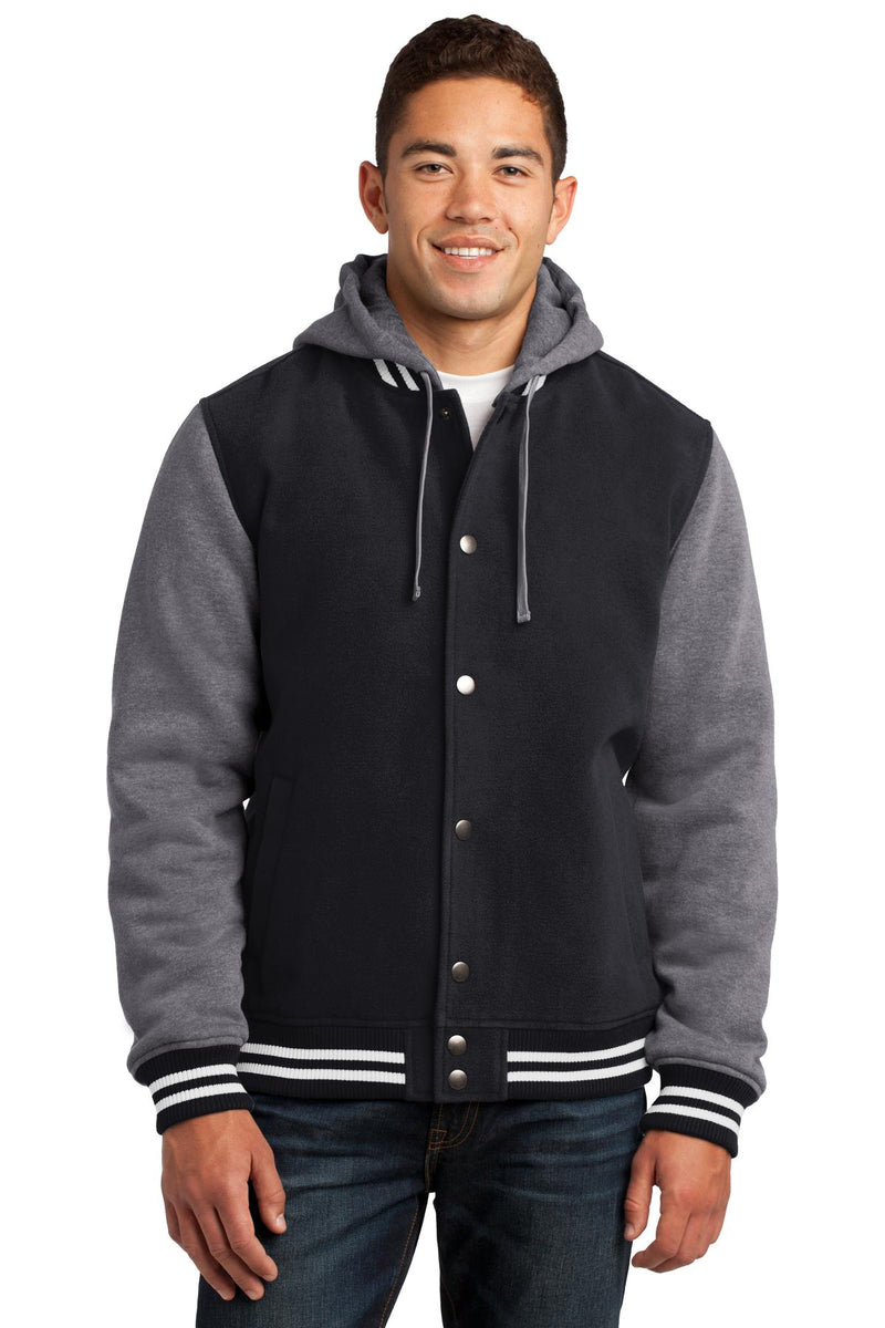 Load image into Gallery viewer, Sport-Tek Insulated Letterman Jacket. JST82
