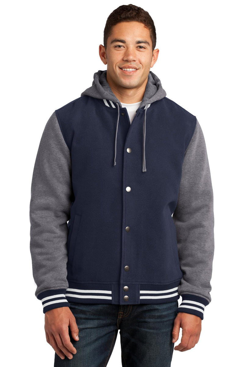 Load image into Gallery viewer, Sport-Tek Insulated Letterman Jacket. JST82

