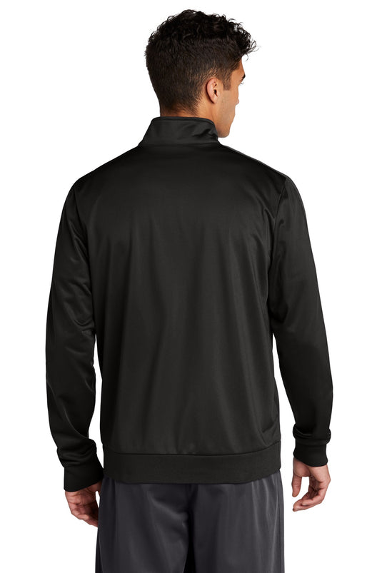 Sport-Tek  Tricot Sleeve Stripe Track Jacket. JST94