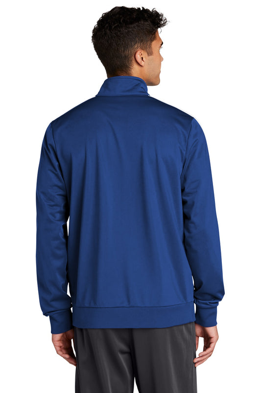 Sport-Tek  Tricot Sleeve Stripe Track Jacket. JST94