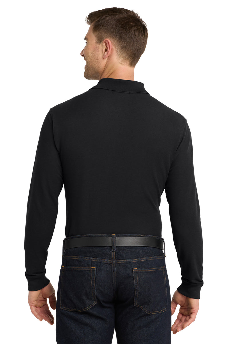 Load image into Gallery viewer, Port Authority Long Sleeve Core Classic Pique Polo. K100LS

