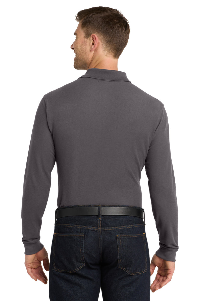 Load image into Gallery viewer, Port Authority Long Sleeve Core Classic Pique Polo. K100LS
