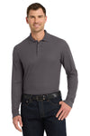 Port Authority Long Sleeve Core Classic Pique Polo. K100LS
