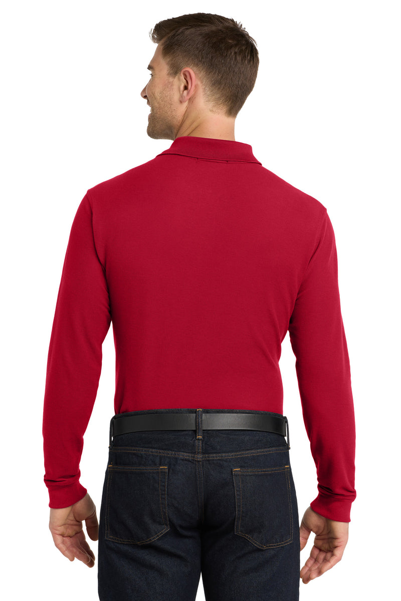 Load image into Gallery viewer, Port Authority Long Sleeve Core Classic Pique Polo. K100LS
