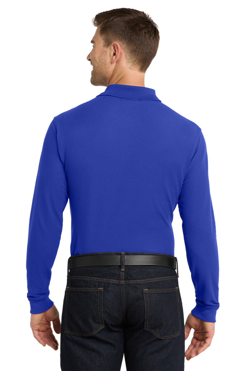 Load image into Gallery viewer, Port Authority Long Sleeve Core Classic Pique Polo. K100LS

