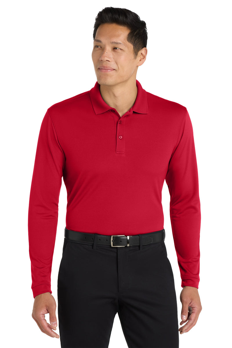 Load image into Gallery viewer, Port Authority  Dry Zone  UV Micro-Mesh Long Sleeve Polo K110LS
