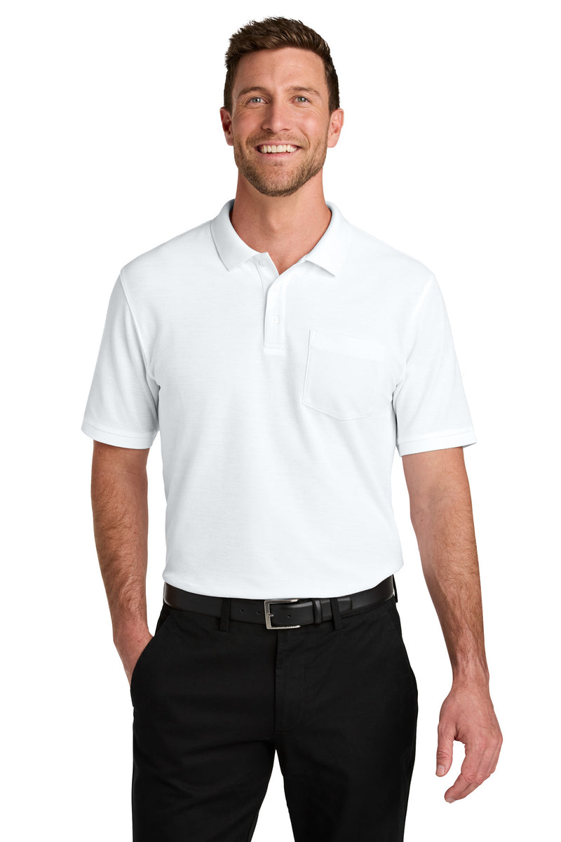 Load image into Gallery viewer, Port Authority Wearever Signature Pique Pocket Polo K200P
