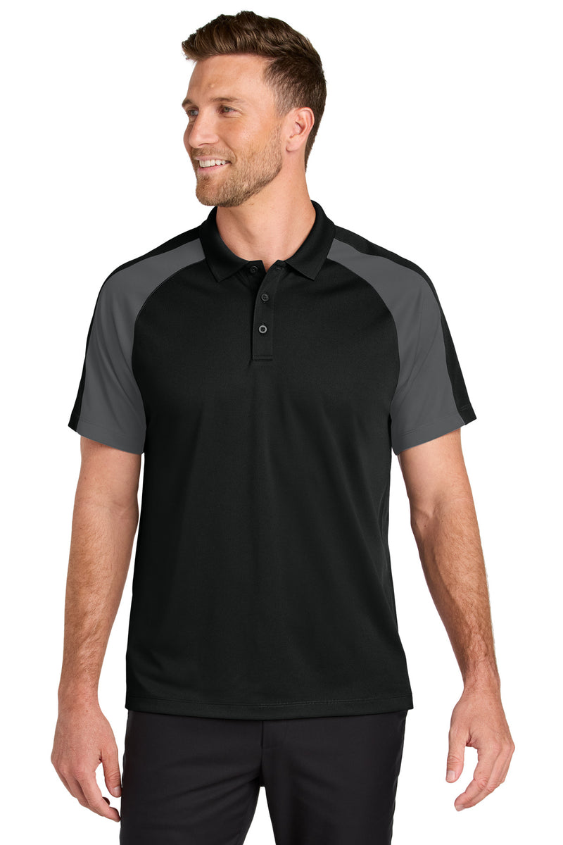 Load image into Gallery viewer, Port Authority Wearever Performance Pique Colorblock Polo K247
