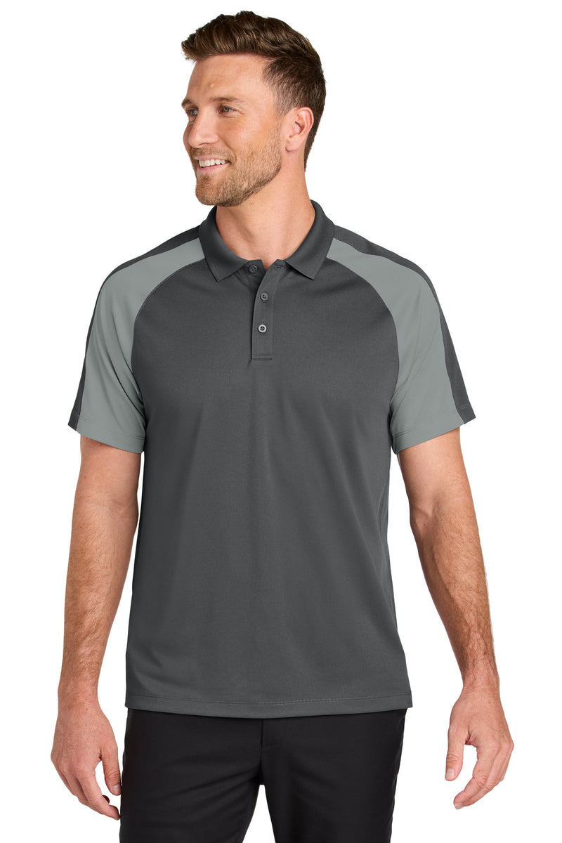 Load image into Gallery viewer, Port Authority Wearever Performance Pique Colorblock Polo K247
