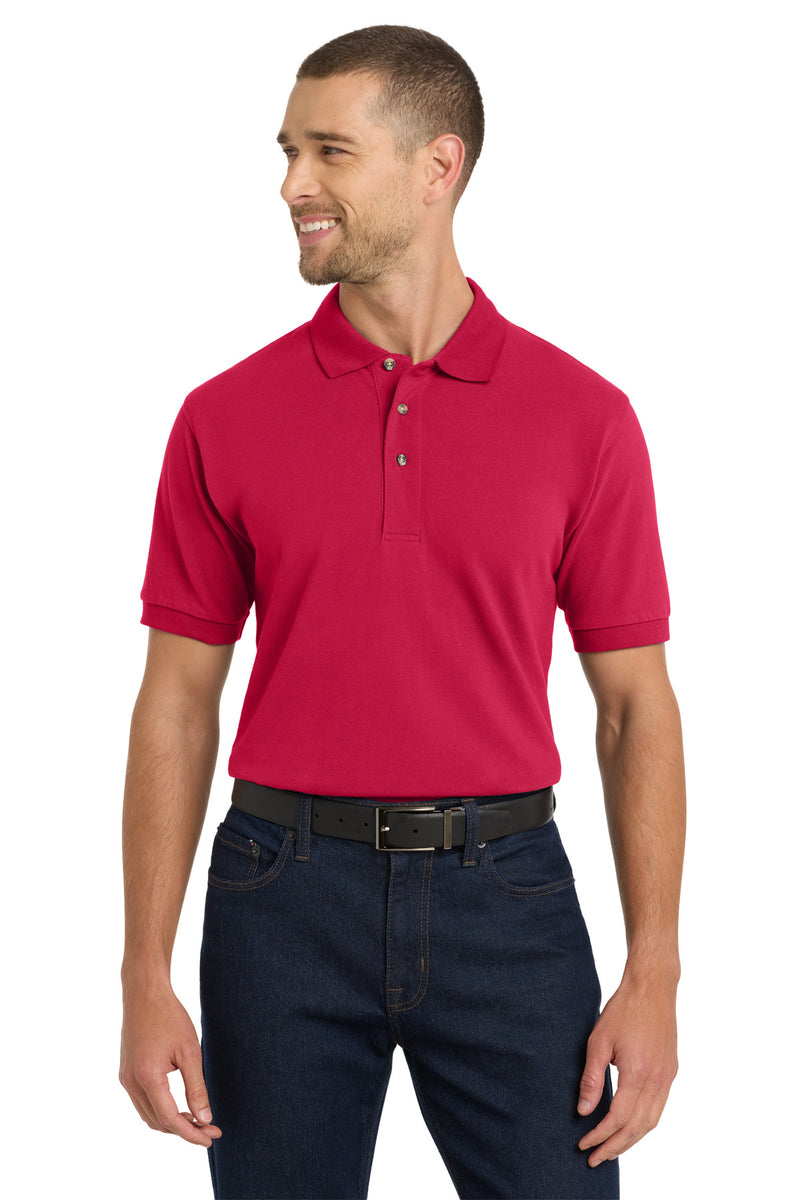 Load image into Gallery viewer, Port Authority Heavyweight Cotton Pique Polo.  K420
