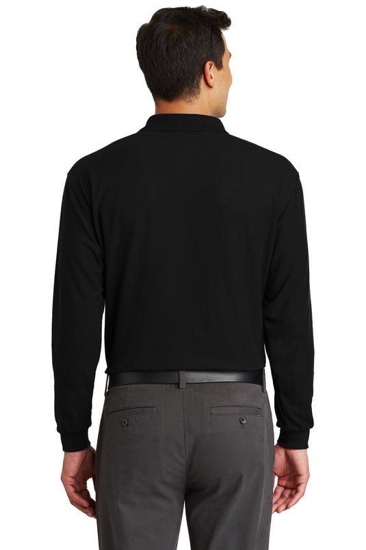 Port Authority Long Sleeve Silk Touch Polo with Pocket.  K500LSP