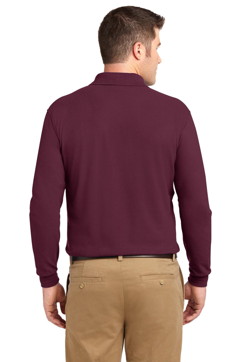 Load image into Gallery viewer, Port Authority Silk Touch Long Sleeve Polo.  K500LS
