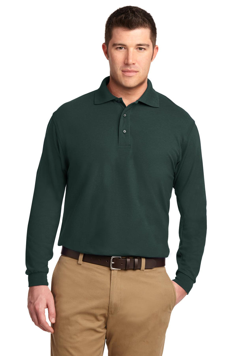 Load image into Gallery viewer, Port Authority Silk Touch Long Sleeve Polo.  K500LS
