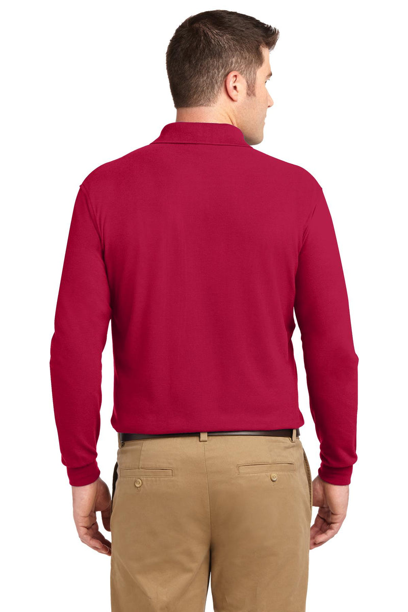 Load image into Gallery viewer, Port Authority Silk Touch Long Sleeve Polo.  K500LS

