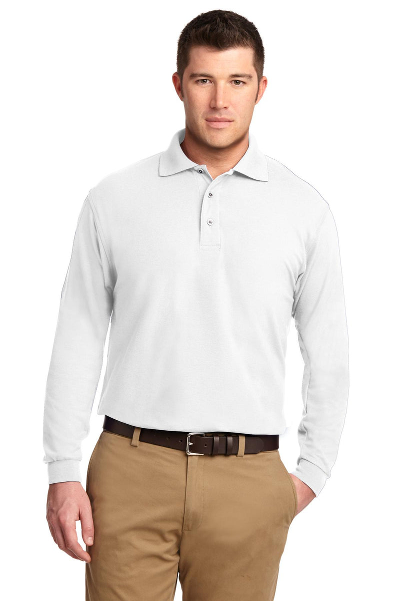 Load image into Gallery viewer, Port Authority Silk Touch Long Sleeve Polo.  K500LS

