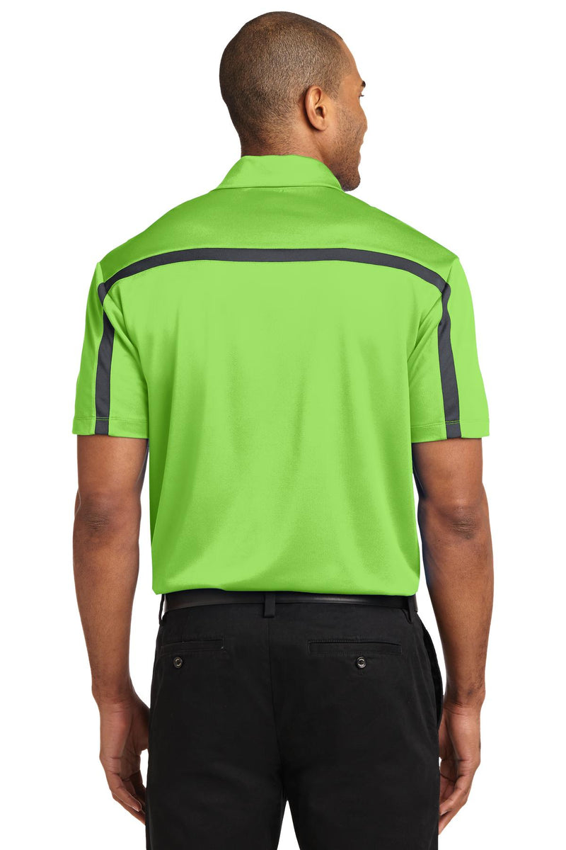 Load image into Gallery viewer, Port Authority Silk Touch Performance Colorblock Stripe Polo. K547
