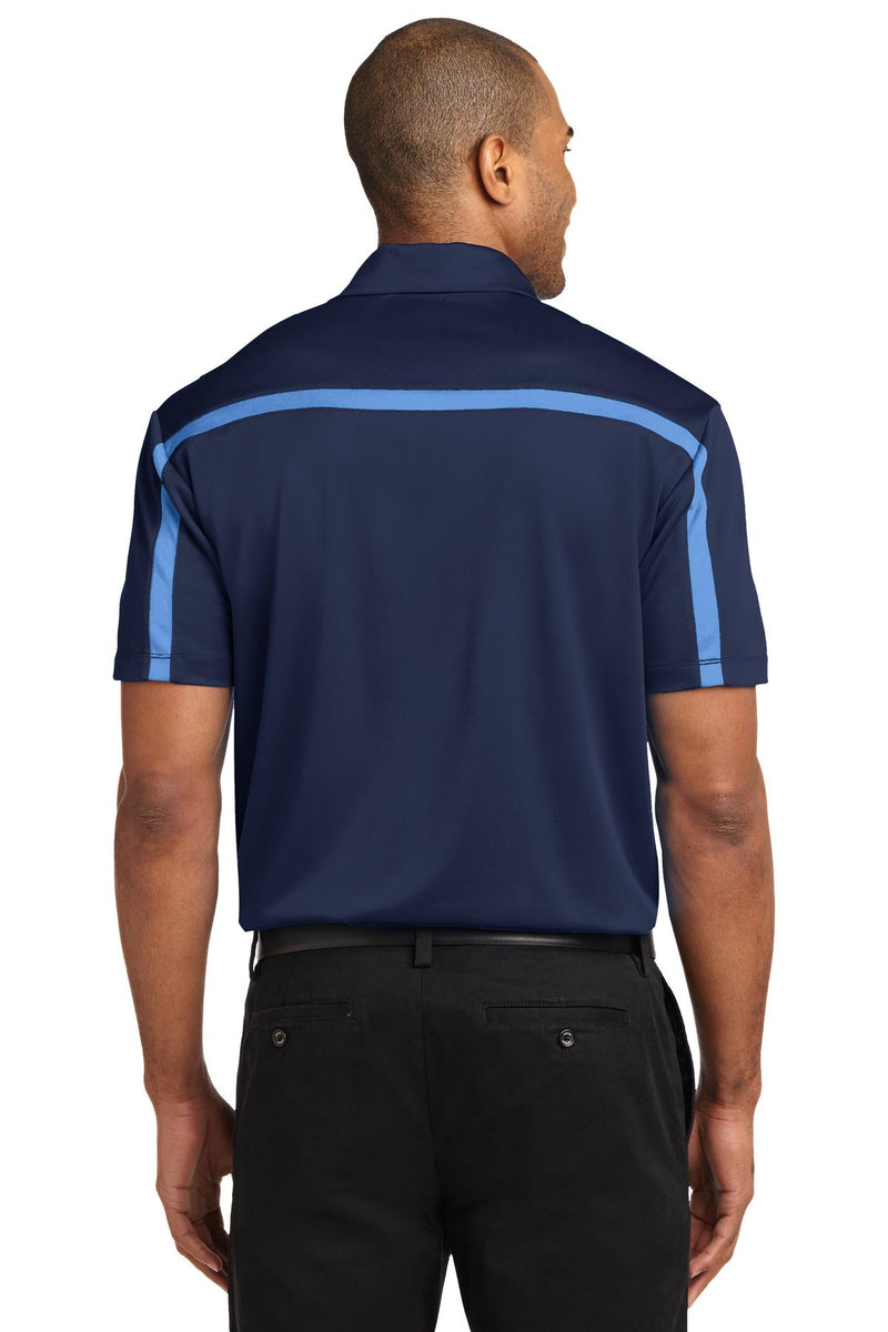 Load image into Gallery viewer, Port Authority Silk Touch Performance Colorblock Stripe Polo. K547
