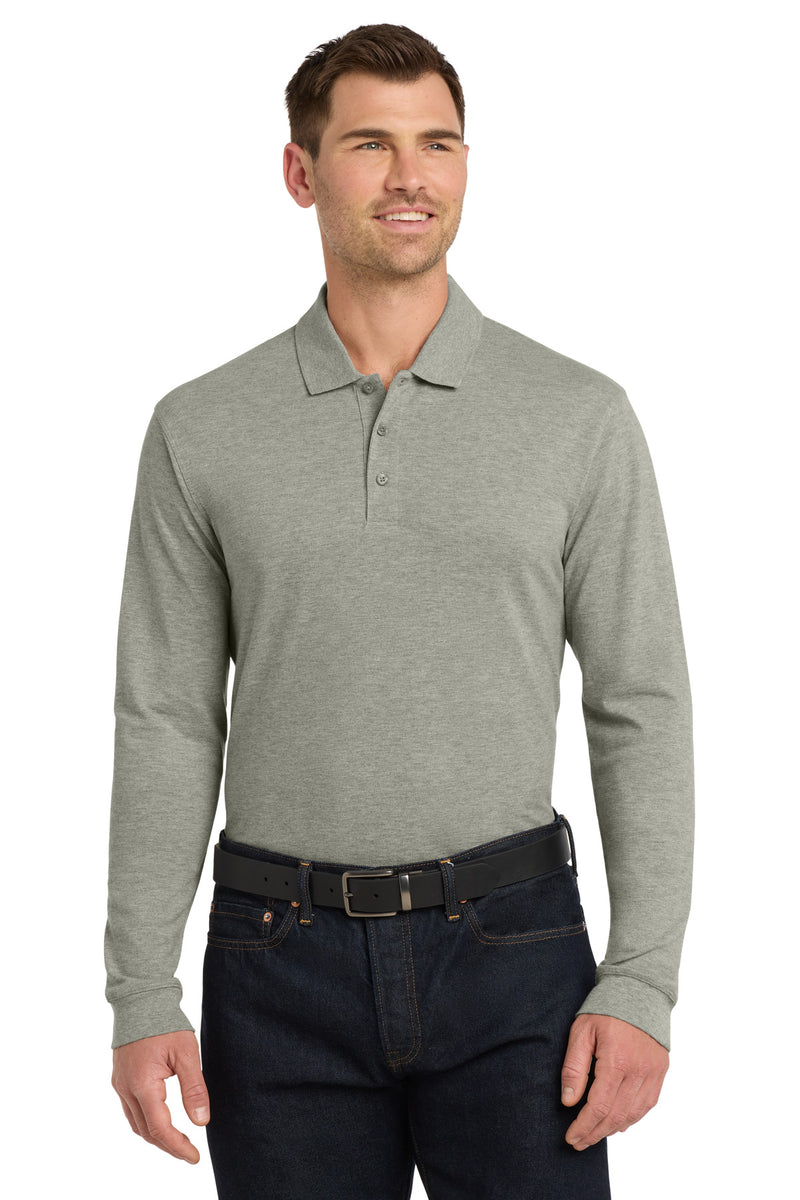 Load image into Gallery viewer, Port Authority EZCotton Long Sleeve Polo. K8000LS
