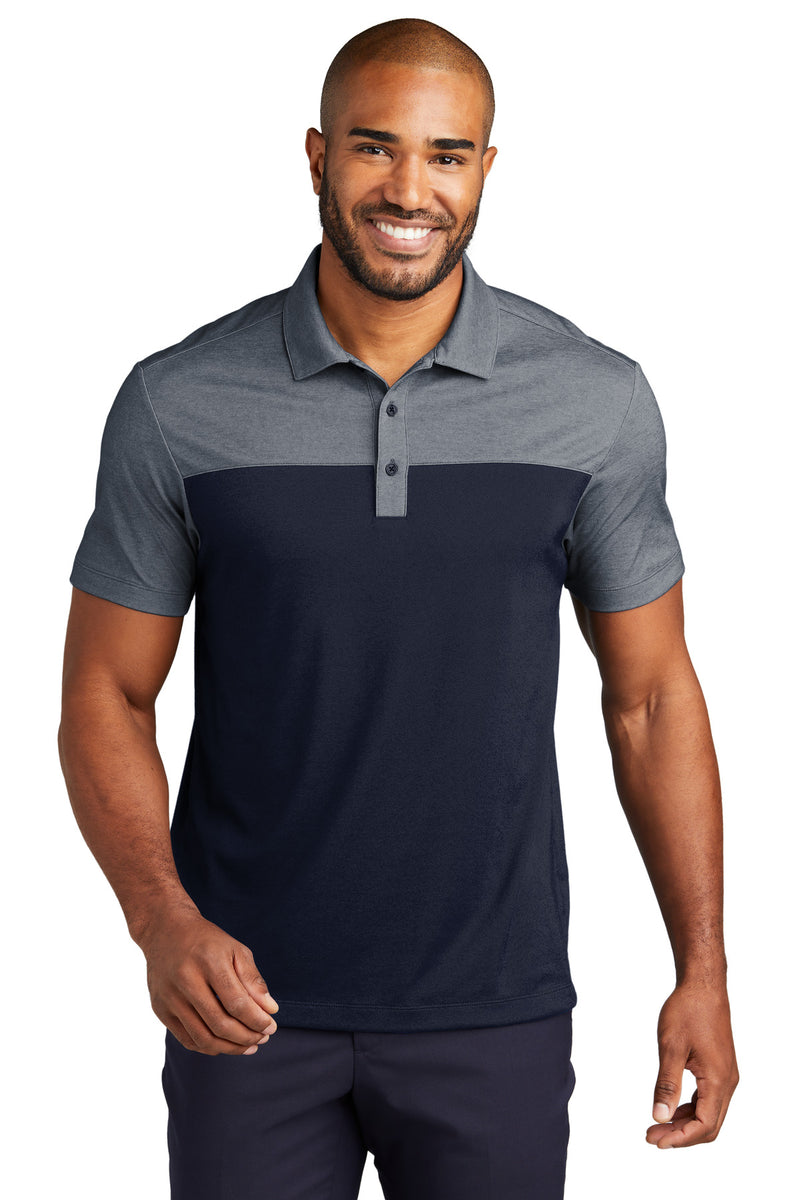 Load image into Gallery viewer, Port Authority Fine Pique Blend Blocked Polo K831
