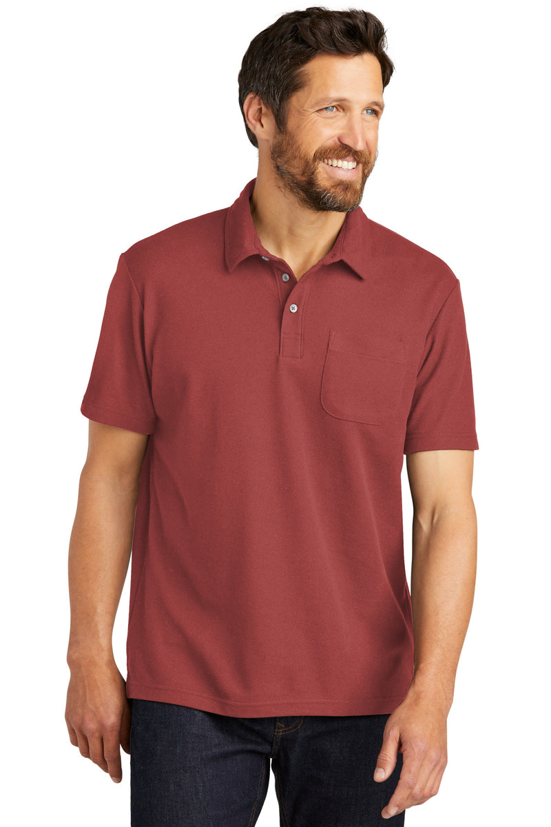 Load image into Gallery viewer, Port Authority C-FREE Cotton Blend Pique Pocket Polo K868
