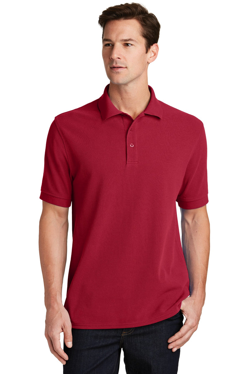 Load image into Gallery viewer, Port &amp; Co Combed Ring Spun Pique Polo. KP1500
