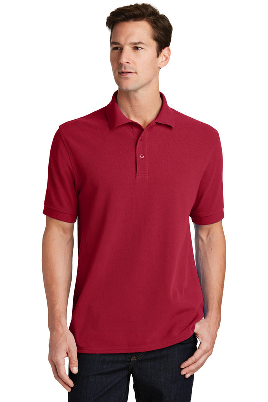 Port & Co Combed Ring Spun Pique Polo. KP1500