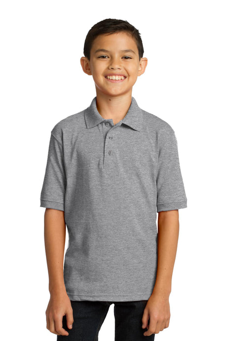 Port & Co Youth Core Blend Jersey Knit Polo. KP55Y