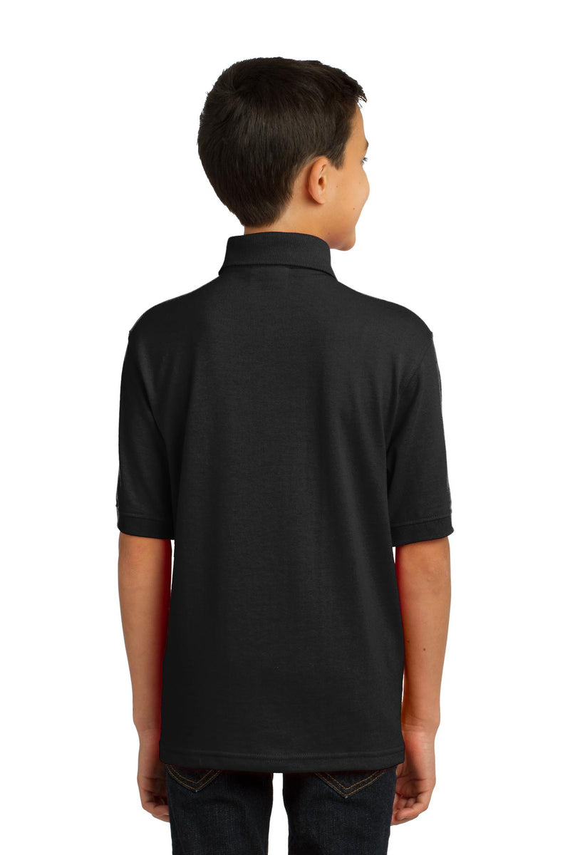 Load image into Gallery viewer, Port &amp; Co Youth Core Blend Jersey Knit Polo. KP55Y
