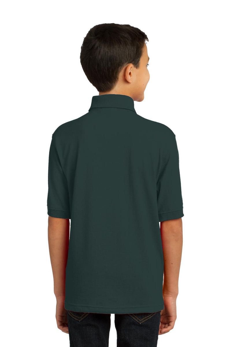 Load image into Gallery viewer, Port &amp; Co Youth Core Blend Jersey Knit Polo. KP55Y
