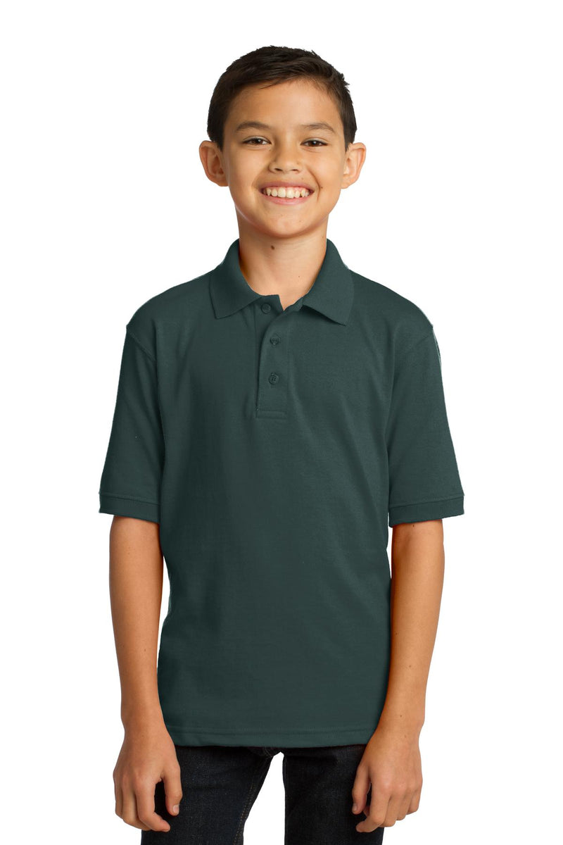 Load image into Gallery viewer, Port &amp; Co Youth Core Blend Jersey Knit Polo. KP55Y
